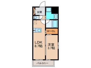 リヴェント福島の物件間取画像